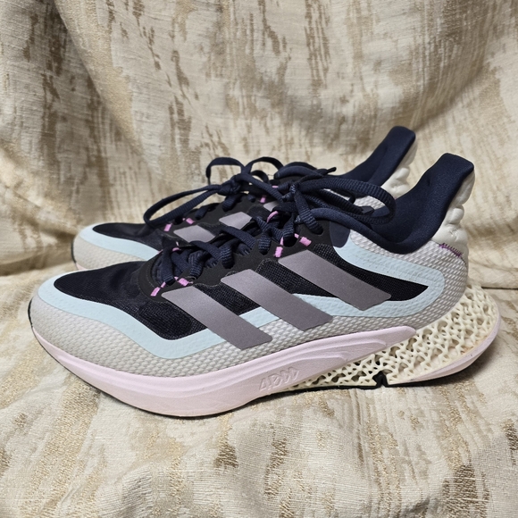 ADIDAS 4DFWD PULSE 2 Women's Running Shoes-Shadow Navy/Matt Purple Met Sz8 - Picture 8 of 16